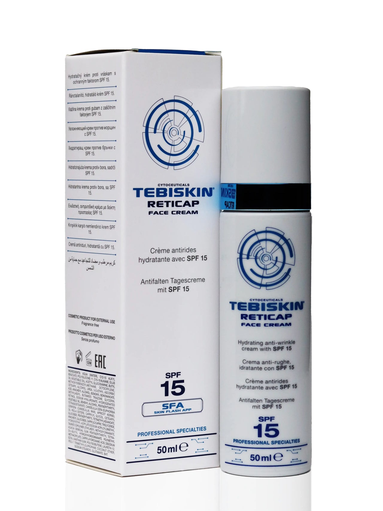 Tebiskin Reticap Face Cream SPF 15